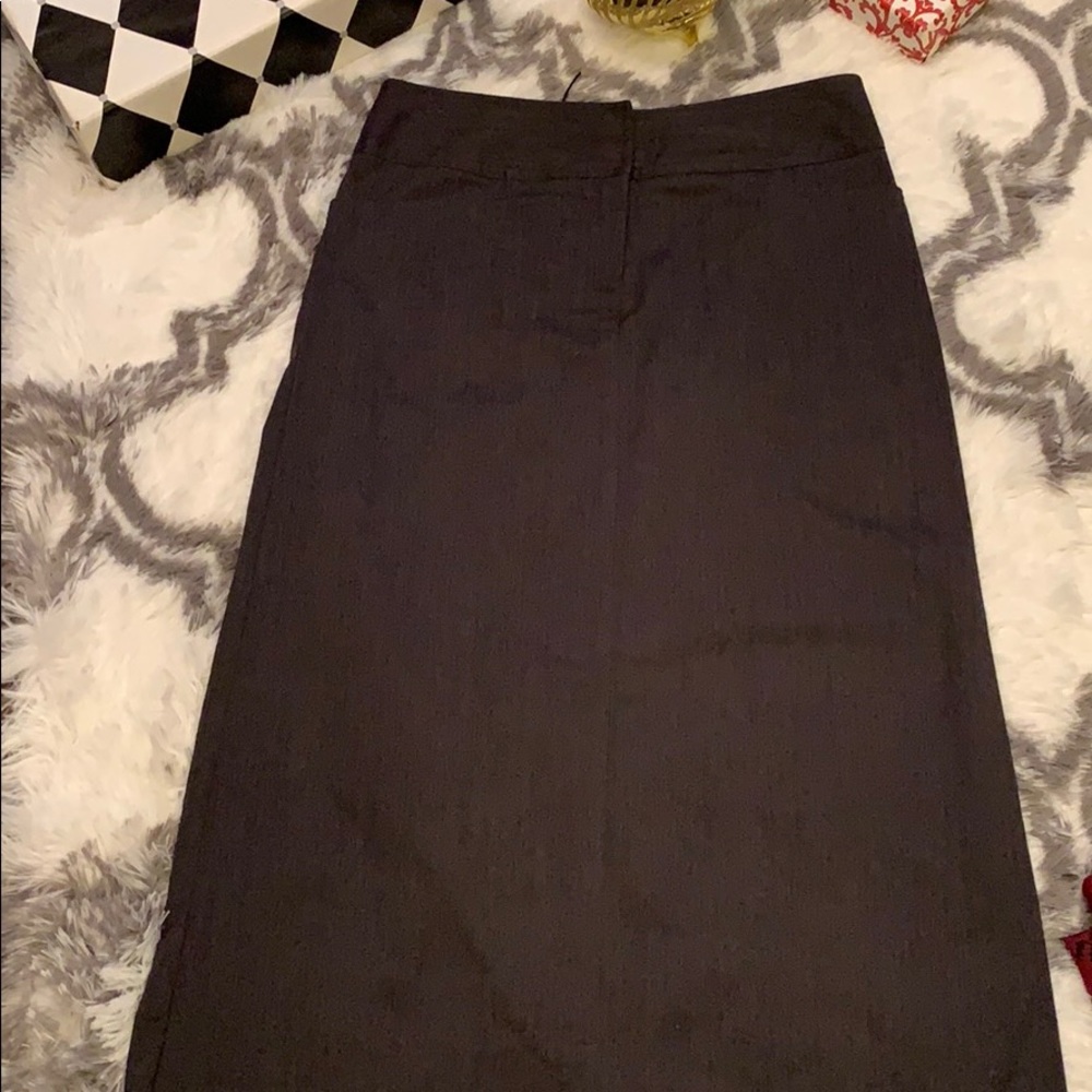 VTG 90’s Tracy Evens Grey Pencil Maxi Skirt